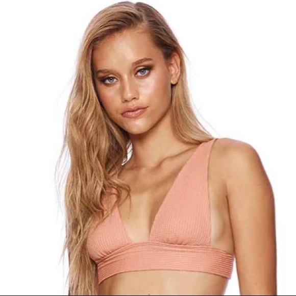 Beach Bunny WHISKEY ROSE SUN KISSED REESE HIGH APEX TOP Various size - Picture 8 of 10